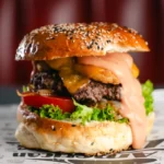 Hagymakarikás Burger